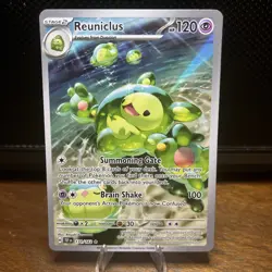 Pokemon TCG Temporal Forces Reuniclus Illustration Rare Holo Card 171/162 NM+ - Image 1