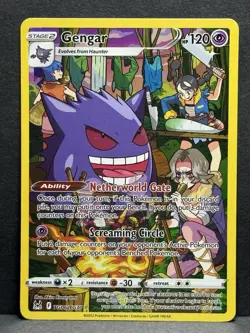 Pokemon Gengar TCG Lost Origin Trainer Gallery Holo Ultra Rare Card TG06/TG30 NM - Image 1