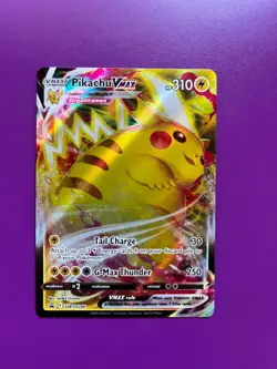 2 pokemon Pikachu cards Pikachu VMAX swsh 286, Pikachu Japanese VMAX 46/184 - Image 4
