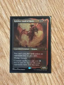 Rakdos, Lord of Riots (Foil Etched) MtG Commander Legends NM - Image 1