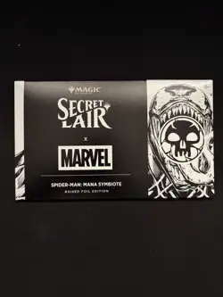 MTG Secret Lair Marvel Spider-Man: Mana Symbiote Sealed Raised Foil - Image 1