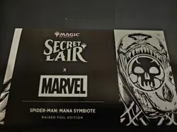 MTG Secret Lair x Marvel's Spider-Man: Mana Symbiote Raised Foil Edition Sealed - Image 3