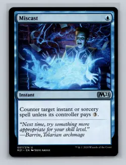 2020 Magic The Gathering Core Set 2021 Miscast #57 Light Play - Image 1