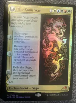 MTG - The Kami War / O-Kagachi Made Manifest - Foil - NEO 227/302 - Neon Dynasty - Image 2
