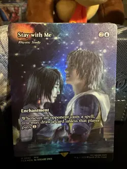 Stay with Me - Rhystic Study (Showcase) Final Fantasy: Through the Ages FOIL - Image 1