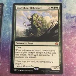 Craterhoof Behemoth (REGULAR) x1 - MTG Tarkir: Dragonstorm TDM #138 - Image 1