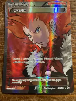 Lysandre 104/106 XY Flashfire Ultra Rare Full Art Holo Pokemon NM - Image 1