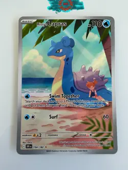 2025 Pokemon SV Destined Rivals Misty's Lapras #194/182 card - Image 1