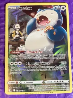 Pokemon TCG Snorlax TG10/TG30 Lost Origin Trainer Gallery full art - Image 1
