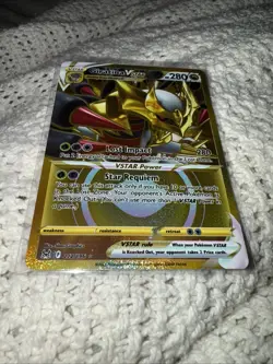 Pokemon TCG Giratina VSTAR 212/196 Gold Secret Rare 2022 Lost Origin NM - Image 2