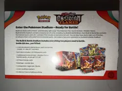 Pokemon TCG: Obsidian Flames Build and Battle Stadium - Factory Sealed - Image 3
