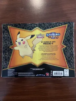 POKEMON SHINING FATES PIKACHU V BOX 4 BOOSTER PACKS FACTORY SEALED 820650828690 - Image 2
