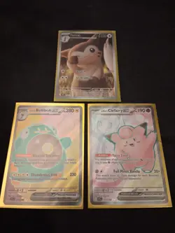 Pokemon TCG Journey Together Clefairy Furret Bellibolt LOT of 3 NM MINT RAW - Image 2