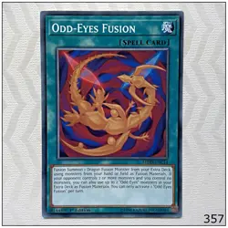 Odd-Eyes Fusion - LEDD-ENC14 - Common 1st Edition Yugioh - Image 1