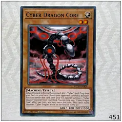 Cyber Dragon Core - LEDD-ENB04 - Common 1st Edition Yugioh - Image 1