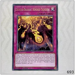 Thunder Dragons' Hundred Thunders - SOFU-EN072 - Rare 1st Edition Yugioh - Image 1