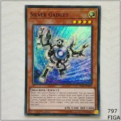 Silver Gadget - FIGA-EN010 - Super Rare 1st Edition Yugioh - Image 1