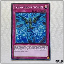 Thunder Dragon Discharge - MP19-EN208 - Common 1st Edition Yugioh - Image 1