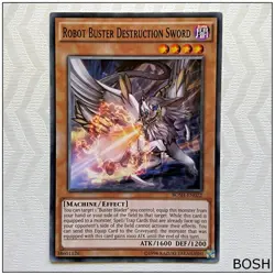 Robot Buster Destruction Sword - BOSH-EN022 - Common Unlimited Yugioh - Image 1