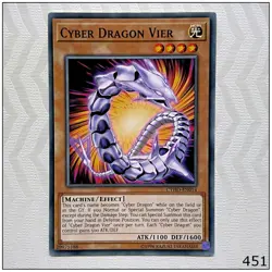 Cyber Dragon Vier - CYHO-EN014 - Common Unlimited Yugioh - Image 1
