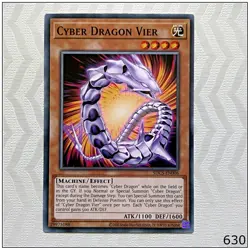 Cyber Dragon Vier - SDCS-EN006 - Common Unlimited Yugioh - Image 1