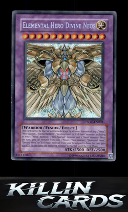 Elemental Hero Divine Neos CSOC-EN098 Secret Rare Crossroads of Chaos YuGiOh Car - Image 1