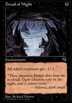 Dread of Night ~ Lightly Played Tempest MTG Magic UltimateMTG Black Card - Image 1