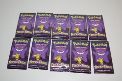 Lot of 10 Pokemon Trick or Trade Halloween Booster Packs (3 Cards each pack) - Image 1