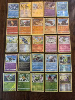 Lot Of 25 Pokemon Cards TCG 2016/2020 XY Evolutions And SWSH - Image 1
