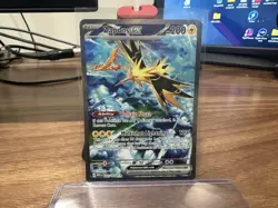 Pokemon Zapdos EX TCG Holo Card 202/165 Scarlet & Violet 151 Series - Image 1