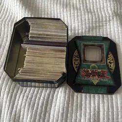Yu-Gi-Oh Trading Cards. Random Assortment Of Cards Plus Tin. - Image 1