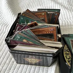 Yu-Gi-Oh Trading Cards. Random Assortment Of Cards Plus Tin. - Image 2