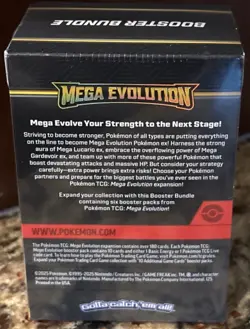 Pokemon Trading Card Game TCG Mega Evolution Booster Bundle New Sealed - Image 2