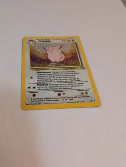 Clefable - Jungle 1/64 Unlimited Holo Pokemon TCG Card LP - Image 3