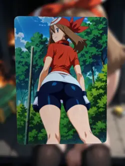 May Pokemon Anime Waifu Sexy Goddess Doujin Lewd Hentai Card - Image 1