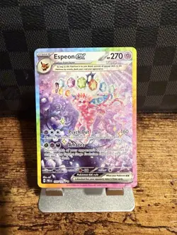 Pokemon Espeon EX 155/131 Prismatic Evolutions Holo NM Scarlet & Violet TCG Card - Image 1