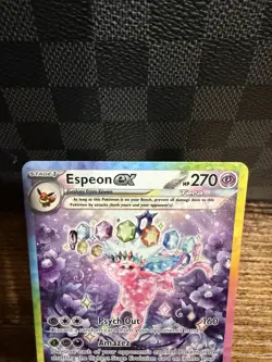 Pokemon Espeon EX 155/131 Prismatic Evolutions Holo NM Scarlet & Violet TCG Card - Image 2