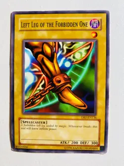 YU-GI-OH! LEFT LEG OF THE FORBIDDEN ONE DB1-EN136 NM-MT CARD - Image 1