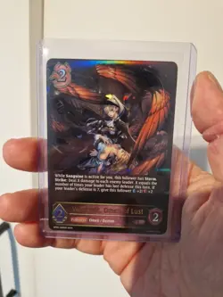 Bp05 Valnareik Omen of Lust Legendary Shadowverse Evolve TCG Card - Image 1