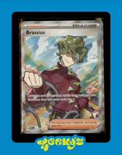 Pokemon TCG Brassius 135/131 2025 Prismatic Evolutions Ultra Rare Card - Image 1