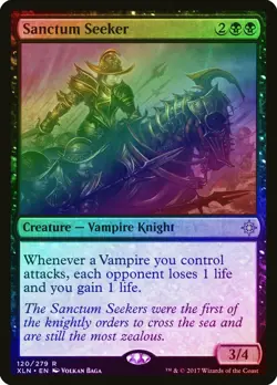 Sanctum Seeker FOIL Ixalan NM Black Rare MAGIC THE GATHERING MTG CARD ABUGames - Image 1