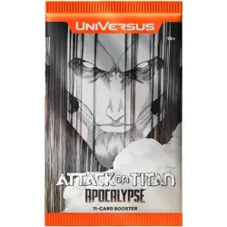 ATTACK ON TITAN APOCALYPSE BOOSTER PACK- FACTORY SEALED 11 CARDS - Image 1