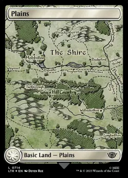 1 x Plains (714) - Surge Foil - The Lord of the Rings: Tales of Middle-Earth - N - Image 1
