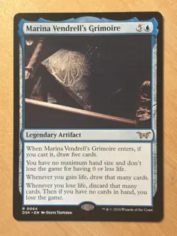 Magic the Gathering MTG Marina Vendrell's Grimoire Duskmourn House of Horror NM - Image 1