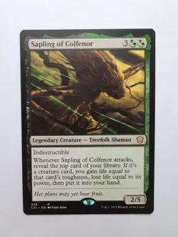 MTG Sapling of Colfenor (C21) Commander 2021 Regular Rare 228 - Image 1