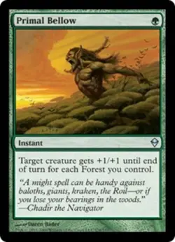 1 x Primal Bellow - Zendikar - Light Play - MTG - Image 1