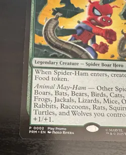 Spider-Ham, Peter Porker Play Promo Marvel's Spider-Man 0002 MTG NM Magic - Image 2