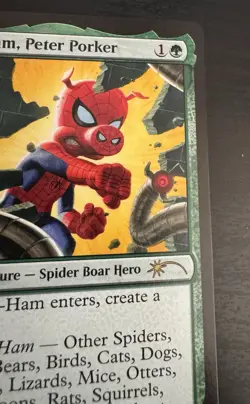 Spider-Ham, Peter Porker Play Promo Marvel's Spider-Man 0002 MTG NM Magic - Image 4