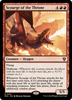 Scourge of the Throne #160 | NM | Murders at Karlov Manor MKC Magic MTG - Image 1