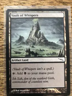 MTG Vault of Whispers Mirrodin 141/169 Regular Common NM - Image 1